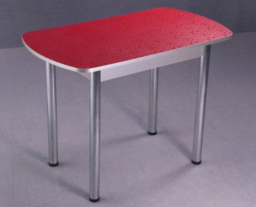 Стол обеденный прямоугольный на хромированных ножках фото фото 3